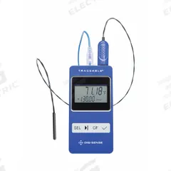 TRACEABLE Thermometers: -130°F to 221°F /-90°C to 105°C, ±0.18°F, Bottle, 10 ft Cable Lg, Glycol (MPN 6601). Key specifications — Bottle Probe Fill Medium: Glycol; Accuracy: ±0.18 °F; Brand: TRACEABLE; Temperature Units: Celsius.