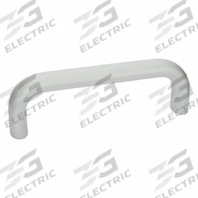JW WINCO Pull Handle: Threaded Holes, Aluminum, Silver - Load-Rated Standard "U" Pull Handles