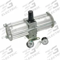 SMC Booster Regulator: 3/8 in, Rc, 35.3 scfm, 145 psi Max Op Pressure, 122°F Max Op Temp (MPN VBA20A-03GN). Key specifications — attr121912: Handle-Operated; attr121899: Rc; attr158773: SMC.