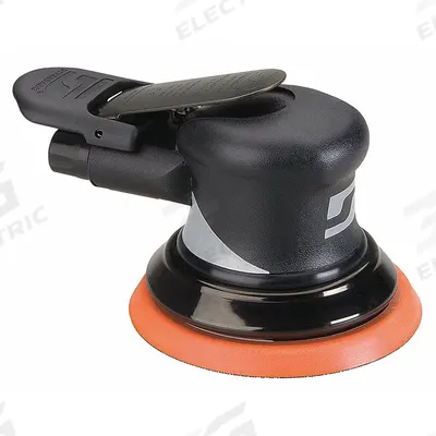 DYNABRADE Air Orbital Sander: 5 in Disc, Vinyl, 3/32 in Orbit, Non-Vacuum, Heavy Duty - Non-Vacuum Random Orbital Sanders