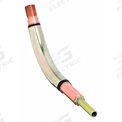 AMERICAN TORCH TIP Conductor Tube: For Classic No. 4 Series, 60°, 3 in Radius - Conductor Tubes for Tweco MIG Guns