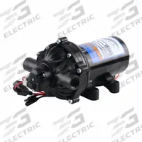 EVERFLO Electric Sprayer Pump: Electric, EF3000-BOX, Demand Pressure Switch, Polypropylene, 12V DC. Key specifications — Housing Material: Polypropylene; Brand: EVERFLO.