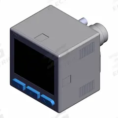 SMC High Precision Pressure Switch: 6 mm Port Size, 1 Output/2 Output NPN/PNP Open Collector, 2M (MPN ZSE20B-R-M-C6L-W). Key specifications — attr124221: ZSE20B-R-M-C6L-W; attr124227: ZSE20B(F); attr124234: 1 Output/2 Output NPN/PNP Open Collector; attr124235: 12 to 24V DC; attr1042233: 4-Pin Snap-In Plug.