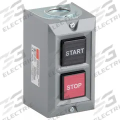 DAYTON Control Station: (2) Push Buttons, 0 Pilot Lights, 1NO/1NC, Start/Stop, (2) Momentary (MPN 20C794). Key specifications — attr1022946: Start/Stop; attr1022956: Black; attr211290: DAYTON; attr1042017: Indoor Use Only; attr1089900: (2) Push Buttons.