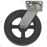 DAYTON Swivel Caster: 600 lb Load Capacity, 9 7/8 in Overall Lg, 8 in Overall Wd, Rubber/Steel (MPN MH13X47601G). Key specifications — Material: Steel; Compatible Grainger Part Number: 13X478; Color: Black; Brand: DAYTON; Manufacturer Part Number: MH13X47601G.