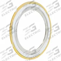 Spiral Wound Flange Gasket: PTFE Filler, 304 Stainless Steel Winding, For 3 in Pipe, 3/16 in Thick (MPN 913M-304T-150-0300). Key specifications — Brand: APPROVED VENDOR.