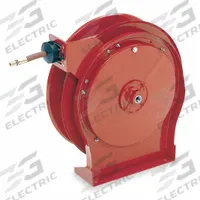 REELCRAFT Spring Return Hose Reel: 35 ft (1/2 in I.D.), 1/2 in MNPT, 3,000 psi Max Op Pressure, Red (MPN A5835 OMP). Key specifications — Reel Color: Red; Overall Dimensions: 16-3/4 in L x 5-7/8 in W x 17-5/8 in H; Hose Capacity: 35 ft (1/2 in I.D.); Swivel Material: Nickel Plated Steel; Hose End Configuration: 1/2 in MNPT.