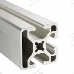 T-Slot Framing System: 15 Series, 10 ft Lg, 1 1/2 in x 1 1/2 in, Silver, Single, Smooth, 3 Slots (MPN 1503-LS-120). Key specifications — System of Measurement: Inch; Finish: Anodized; Product Type: T-Slot Profile; Material: Aluminum; Yield Strength: 35,000 psi; Manufacturer Part Number: 1503-LS-120; Brand: 80/20.