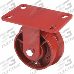 HAMILTON Plate Caster: Rigid, Iron, 4 15/16 in Wheel Dia, 2 1/8 in Wheel Wd, 6 1/8 in Mounting Ht (MPN R-HS-FT51H). Key specifications — attr1100373: HAMILTON.