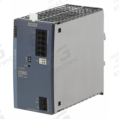 Siemens Stabilized Power Supply: DIN Rail, 480 W Output Power - Rated, 20 A Current - Output - DIN Rail Mount DC Power Supplies