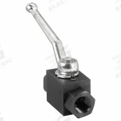 DYNAQUIP CONTROLS Manual Two-Way Ball Valve: 1/2 in, Carbon Steel, Straight, FNPT x FNPT, Lever (MPN VAE2.A0-1/2). Key specifications — Brand: DYNAQUIP CONTROLS; Handle: Lever.