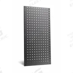 TRITON PRODUCTS Square Hole Pegboards: Square, 3/8 in Peg Hole Size, 36 in x 18 in x 9/16 in, Steel (MPN LB18-G). Key specifications — Material: Steel; Finish: Epoxy-Coated; Peg Hole Shape: Square; Includes: (2) 18 In. x 36 In. Gray LocBoards; Color: Gray; Brand: TRITON PRODUCTS.
