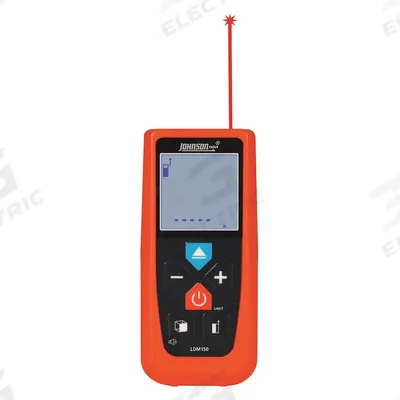 JOHNSON LEVEL Laser Distance Meter: Inch/Metric, 2 in – 150 ft, ± 0.0625 in @ 150 ft - Indoor Laser Distance Meters