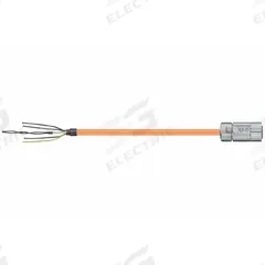 READYCABLE Motor Cable: Basic Cable, 30 ft Lg, For Allen-Bradley, Similar To 2090-CPBM7DF-06AF, PUR (MPN MAT9851741-30). Key specifications — Cable Jacket Color: Orange; Conductor Configuration: (4xAWG6 (16.0))+(2xAWG16 (1.5)); Brand: READYCABLE; Cable Jacket Material: PUR.