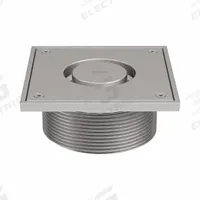 ZURN Strainer: Square, Stainless Steel, Unfinished, 2 1/8 in Overall Ht (MPN ZS400-5LRS). Key specifications — Brand: ZURN; Connection Type: Screw-In; Finish: Unfinished.