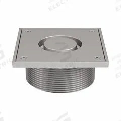 ZURN Strainer: Square, Stainless Steel, Unfinished, 2 1/8 in Overall Ht (MPN ZS400-5LRS). Key specifications — Brand: ZURN; Connection Type: Screw-In; Finish: Unfinished.