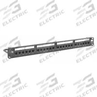HUBBELL PREMISE WIRING Patch Panel: Flat, 1 Rack Units, 24 Ports, 5e, IDC, 4-Pr PoE (4PPOE), Steel (MPN HP5E24E). Key specifications — Brand: HUBBELL PREMISE WIRING; Compatible Cable Performance Category: 5e; Material: Steel; _Access Type: Rear Access; _Port Labeling: Front Numbered; _Power Over Ethernet: 4-Pair PoE (4PPOE); _Rear Termination: IDC; _Series: NextSpeed.