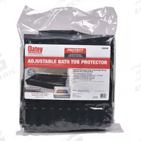 OATEY Adjustable Protector: Compatible Product Type Bathtubs, 40 in Overall Wd, Universal (MPN 34126). Key specifications — Compatible Series: Universal; Brand: OATEY; Compatible Product Type: Bathtubs; Product Type: Adjustable Protector.