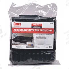 OATEY Adjustable Protector: Compatible Product Type Bathtubs, 40 in Overall Wd, Universal (MPN 34126). Key specifications — Compatible Series: Universal; Brand: OATEY; Compatible Product Type: Bathtubs; Product Type: Adjustable Protector.