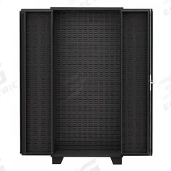 JAMCO Bin Cabinet: 36 in x 24 in 82 in, 1 Shelves, 0 Bins, Flush/Solid, 14 ga Panel, Black, Steel (MPN HV236BL). Key specifications — attr64260: Assembled; attr64275: Shelf and Bin; attr63933: JAMCO; attr64274: Black; attr64276: Powder Coated; attr146303: Steel; attr143811: Bins.