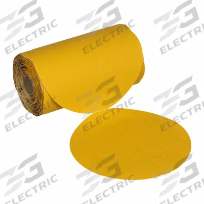 3M PSA Disc Roll: 6", NH, Aluminum Oxide, 220 Grit, C Wt Paper, 288U - General Purpose Sanding Discs for All Surfaces
