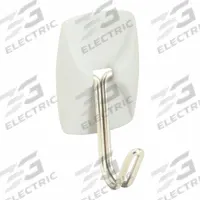 COMMAND Hook Set: 1/2 lb Wt Capacity, 1 Points per Hook, White, 1 3/16 in Overall Ht, 3 PK (MPN 17067). Key specifications — Brand: COMMAND; Color: White.