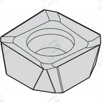 WIDIA Square Milling Insert: SNKT435AZR21, SNKT1205AZR21 (MPN 2022375)
