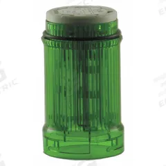 EATON Tower Light Module: Strobe, 24V AC/24V DC, Green, 43 mm Overall Dia, 2 1/4 in Overall Ht, SL4 (MPN SL4-FL24-G-M). Key specifications — Brand: EATON; Compatible with Series: SL4; Lens Color: Green; Operating Voltage: 24V DC; Manufacturer Part Number: SL4-FL24-G-M.