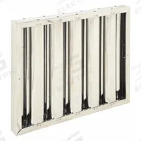 GRAINGER Grease Filter: 20 in x 25 in x 2 in, Stainless Steel, Baffle (MPN 2EJY9). Key specifications — Brand: GRAINGER; Media Material: Stainless Steel; Frame or Header Material: Stainless Steel; Air Filter Construction: Baffle; Air Filter Item: Grease Filter.