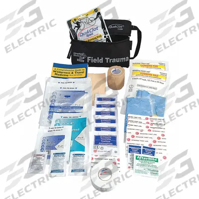 ADVENTURE MEDICAL Tactical Medical Kit: 63 Components, Fabric, Bag, Medication Included - Trauma Pouches