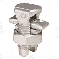 BURNDY Split-Bolt Connector: For Wire Size 1/0 AWG – 2 AWG, Copper Body Material (MPN KSU25). Key specifications — For Wire Material: Steel; Brand: BURNDY; Direct Burial Rated: No.