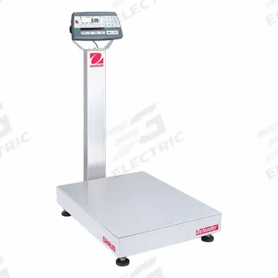 OHAUS Industrial Bench Scale: 18 in x 24 in, Not IP Rated, Column-Mounted - Bench Scales with Column-Mounted Indicator