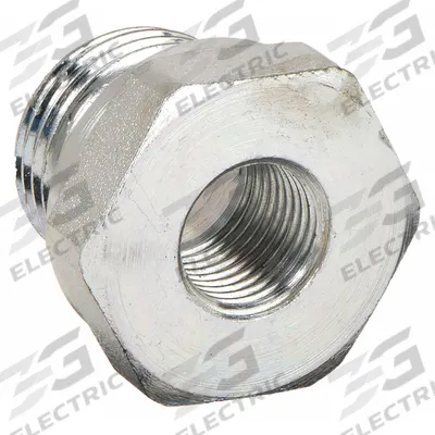 PARKER Metal Pipe Straight: Straight, Carbon Steel, 1/2 in x 1/4 in - Hydraulic Threaded Extreme-Pressure Pipe Fittings