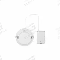 LEDVANCE/ SYLVANIA Recessed Down Light Kit: 6 in Dia, 800 lm, 2700K/3000K/3500K/4000K/5000K, 10 W (MPN 63055). Key specifications — Trim Style: Smooth; Trim Color: Available Separately; Dimmable: Yes; Color Temperature: 3500K; Brand: LEDVANCE/ SYLVANIA; Voltage: 120V AC.