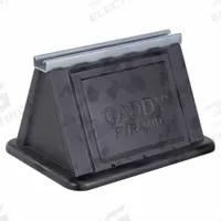 Fixed Strut Pyramids: Steel, Galvanized, 8 in Overall Wd, 12 1/2 in Overall Lg (MPN PSF10C). Key specifications — Material: Steel; Color: Silver; Finish: Galvanized; Brand: NVENT CADDY.