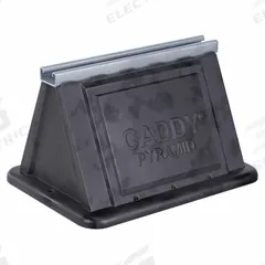 Fixed Strut Pyramids: Steel, Galvanized, 8 in Overall Wd, 12 1/2 in Overall Lg (MPN PSF10C). Key specifications — Material: Steel; Color: Silver; Finish: Galvanized; Brand: NVENT CADDY.