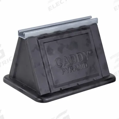NVENT CADDY Fixed Strut Pyramids: Steel, Galvanized, 8 in Overall Wd
