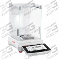 OHAUS Lab Scale: 120 g_220 g Capacity, 0.01 mg Readability, 0.1 mg Repeatability, 0.2 mg Linearity (MPN EXP225D/AD). Key specifications — Brand: OHAUS; Display Type: TFT Touchscreen.
