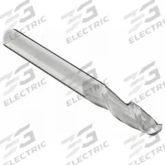 APPROVED VENDOR Ball End Mill: Carbide, 2 Flute, 3/8" Mill Dia, 1-1/8" LOC, 3" OAL (MPN 224-001040)