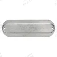 Covers for Conduit Access Fitting: Steel, O Series, 1 1/4 in_1 1/2 in Trade Size, Screw In (MPN OL-45M). Key specifications — Series: For Standard Body; Connection Type: Screw In; Hazardous Location: Yes; Material: Steel; For Use With: Hubbell Killark Malleable Iron Conduit Bodies; Gasket Included: No; Includes: Screws; Standards: UL E3397.