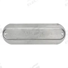 Covers for Conduit Access Fitting: Steel, O Series, 1 1/4 in_1 1/2 in Trade Size, Screw In (MPN OL-45M). Key specifications — Series: For Standard Body; Connection Type: Screw In; Hazardous Location: Yes; Material: Steel; For Use With: Hubbell Killark Malleable Iron Conduit Bodies; Gasket Included: No; Includes: Screws; Standards: UL E3397.