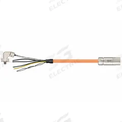 READYCABLE Servo Cable: Basic Cable, 30 ft Lg, For Allen-Bradley, Similar To 2090-CSBM1DE-14AF, PVC (MPN MAT9751711-30). Key specifications — Cable Jacket Color: Orange; Conductor Configuration: (4xAWG16 (1.5))+(2xAWG18 (0.75))+(1PRxAWG22 (0.34)); Brand: READYCABLE; Cable Jacket Material: PVC.