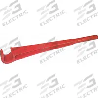 WHEELER-REX Valve Wheel Wrench: 1 3/8 in Head Size, 18 in Overall Lg, Aluminum, Painted, Nonsparking (MPN 8718). Key specifications — attr310395: Yes; attr310394: Painted; attr310393: Aluminum; attr324959: WHEELER-REX.