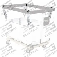 ROYAL BASKET TRUCKS Basket Truck Spring Lift Kit: G06-WWX-SLN, 26 in x 16 in x 5/8 in, White, 150 lb. Key specifications — Color: White; Material: Steel Wire Platform with Vinyl Cover; Brand: ROYAL BASKET TRUCKS; Includes: Hardware; Manufacturer Part Number: G06-WWX-SLN; For Use With: 4W282.