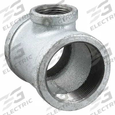 ANVIL Metal Pipe Tee: Tee (run x run x branch), 300 psi @ 150°F, 2 in x 2 in x 3/4 in - Medium-Pressure Threaded Pipe Fittings
