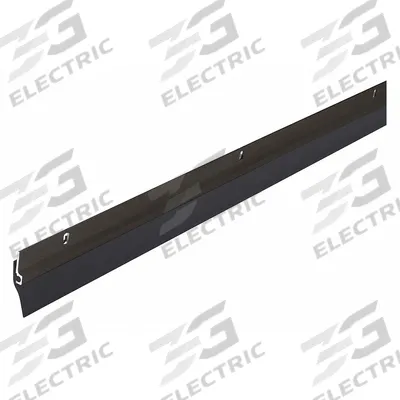 APPROVED VENDOR Door Sweep: Triple Fin Insert, Bronze, 36 in Lg, 1/4 in Wd - Door Shoes