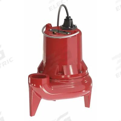 LIBERTY PUMPS Sewage Ejector Pump: Cast Iron, Single Phase, 1/2 hp, 208/230V AC - General Purpose Sewage Ejector Pumps