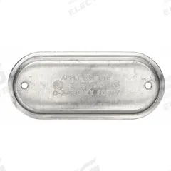 Covers for Conduit Access Fitting: Aluminum, FM7, 1/2 in Trade Size, Screw In (MPN APP170IGSA). Key specifications — Series: For Standard Body; Connection Type: Screw In; Hazardous Location: Yes; Material: Aluminum; For Use With: Appleton FM7 Unilet Conduit Outlet Bodies; Gasket Included: Yes; Includes: Screws; Standards: UL Listed E2527 for Class I, Division II.