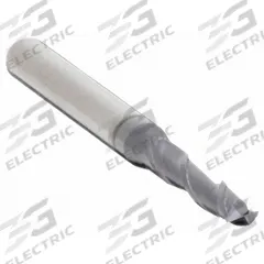 WIDIA HANITA Square End Mill: Carbide, TiAlN Coated, 2 Flute, 3/32" Mill Dia, 3/16" LOC, 1-1/2" OAL (MPN I2S0094T018S)