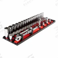 TEKTON Socket and Ratchet Set: 3/8 in Drive, 44 Piece, 12-Point, Metric, 6 mm to 24 mm (MPN SKT13202). Key specifications — attr1224269: 3/8 in; attr1204638: Drive Tools Included; attr1227399: Metric Socket and Ratchet Set; attr1204650: 6 mm to 24 mm; attr1204673: Socket Bits Not Included; attr1204681: Wrenches Not Included; attr1204688: TEKTON; attr1224230: Friction.